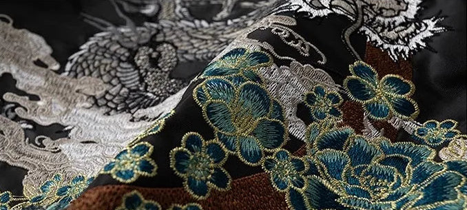 Embroidery - Bomber Jacket "Watatsumi"