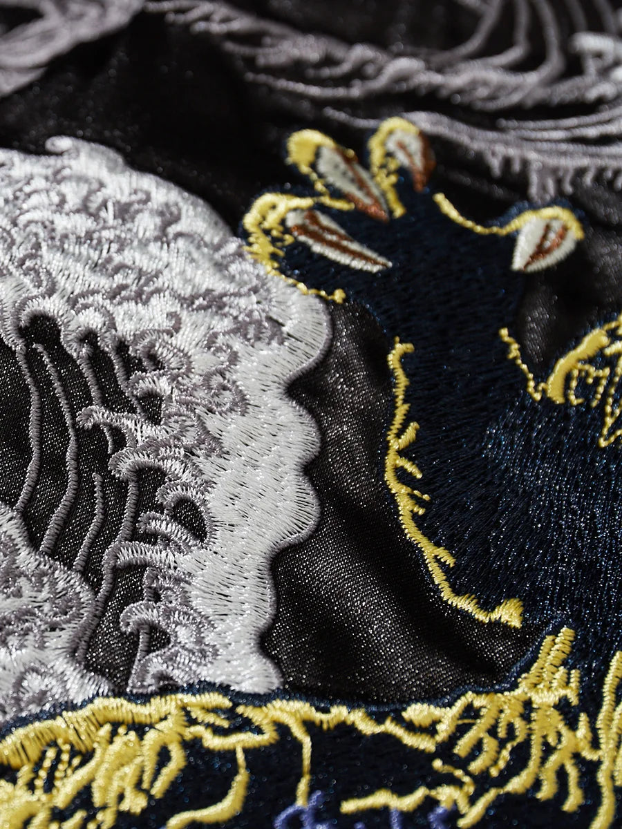Embroidery - Sukajan Jacket "Hornet and Godzilla"